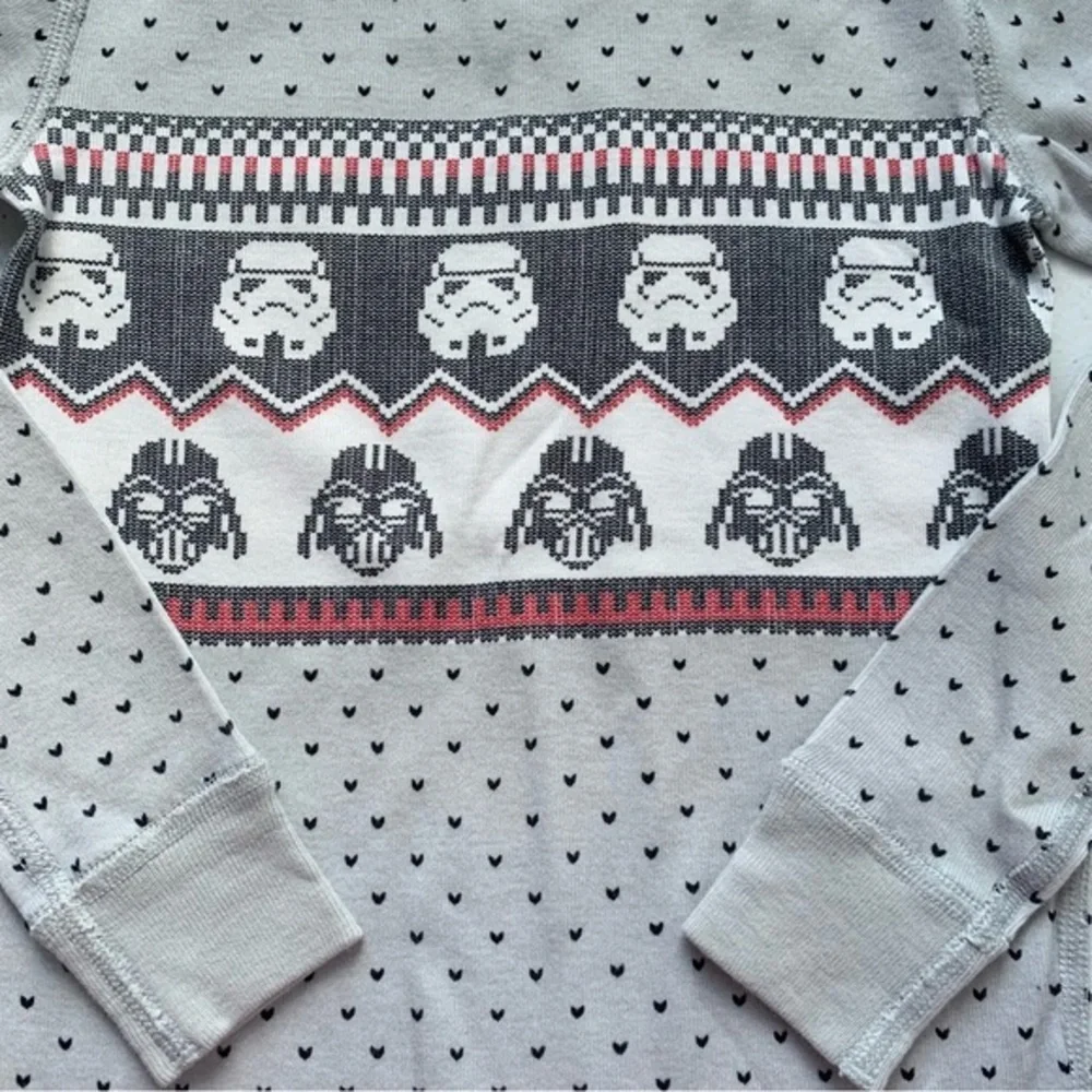 Hanna Andersson Sz 4 100cm Star Wars Stormtrooper Darth Vader Pajamas Long Johns
